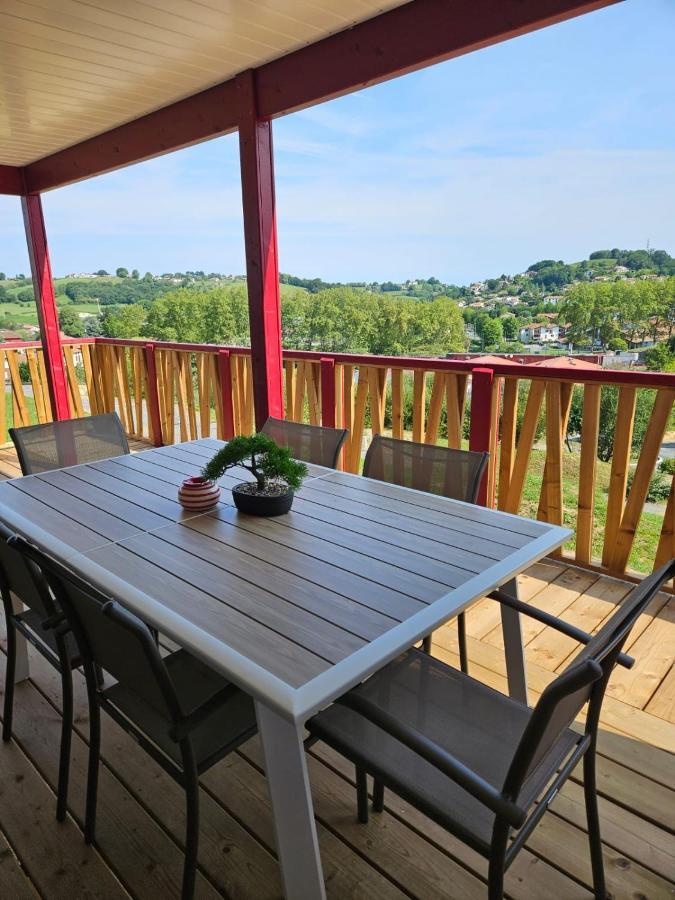 Chalet Avec Piscine, Climatisation & Vue De 2 A 6 Personnes - Hasparren - Pays Basque - Chalet Ibaia Exterior foto